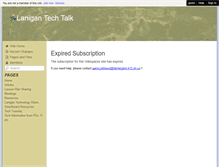 Tablet Screenshot of lanigantechtalk.wiki.farmington.k12.mi.us