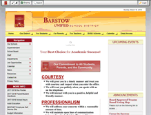 Tablet Screenshot of barstow.k12.ca.us