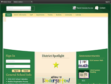 Tablet Screenshot of medford.k12.nj.us