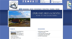 Desktop Screenshot of durand.k12.mi.us