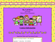 Tablet Screenshot of jl170.k12.sd.us