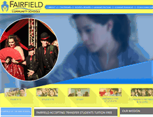 Tablet Screenshot of fairfield.k12.in.us