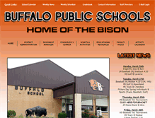 Tablet Screenshot of buffalo.k12.ok.us