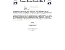 Tablet Screenshot of d7fus.grantspass.k12.or.us