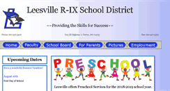 Desktop Screenshot of leesville.k12.mo.us