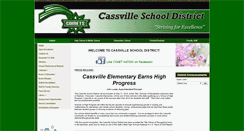 Desktop Screenshot of cassvillesd.k12.wi.us