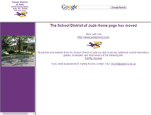 Tablet Screenshot of juda.k12.wi.us
