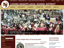 Tablet Screenshot of licking-heights.k12.oh.us