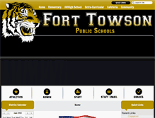 Tablet Screenshot of forttowson.k12.ok.us