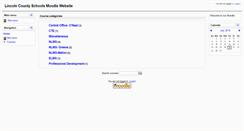 Desktop Screenshot of lcsmoodle.lincoln.k12.nc.us
