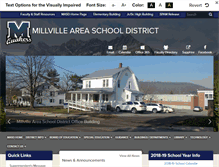 Tablet Screenshot of millville.k12.pa.us