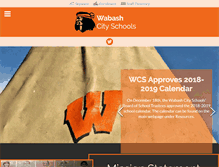 Tablet Screenshot of apaches.k12.in.us