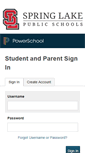 Mobile Screenshot of powerschool.spring-lake.k12.mi.us