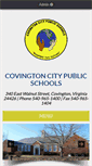 Mobile Screenshot of covington.k12.va.us