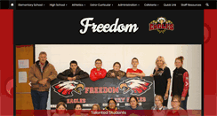 Desktop Screenshot of freedom.k12.ok.us