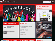 Tablet Screenshot of mccurtain.k12.ok.us