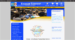Desktop Screenshot of evesham.k12.nj.us