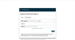 Desktop Screenshot of powerschool.wallingford.k12.ct.us