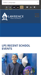 Mobile Screenshot of lawrence.k12.ma.us