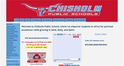 Desktop Screenshot of chisholm.k12.ok.us