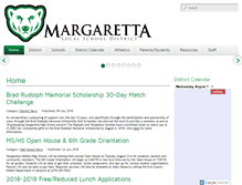 Tablet Screenshot of margaretta.k12.oh.us