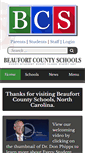Mobile Screenshot of beaufort.k12.nc.us