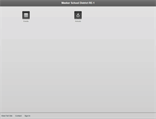 Tablet Screenshot of meeker.k12.co.us