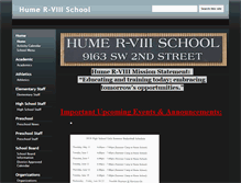 Tablet Screenshot of humer8.k12.mo.us