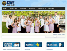 Tablet Screenshot of cove.k12.or.us