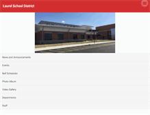 Tablet Screenshot of laurel.k12.de.us