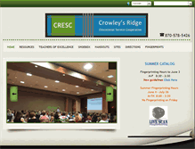 Tablet Screenshot of crowleys.crsc.k12.ar.us