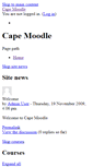 Mobile Screenshot of moodle.cape.k12.me.us
