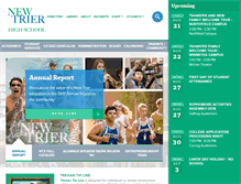 Tablet Screenshot of newtrier.k12.il.us