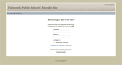 Desktop Screenshot of moodle.falmouth.k12.ma.us
