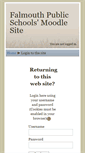 Mobile Screenshot of moodle.falmouth.k12.ma.us