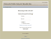 Tablet Screenshot of moodle.falmouth.k12.ma.us