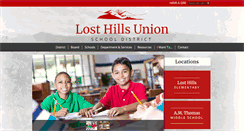 Desktop Screenshot of losthills.k12.ca.us
