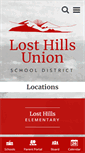 Mobile Screenshot of losthills.k12.ca.us