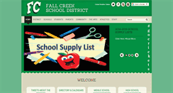 Desktop Screenshot of fallcreek.k12.wi.us