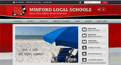 Desktop Screenshot of minford.k12.oh.us