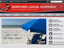Tablet Screenshot of minford.k12.oh.us