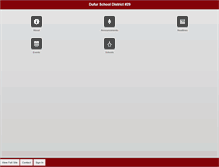 Tablet Screenshot of dufur.k12.or.us