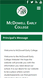 Mobile Screenshot of mec.mcdowell.k12.nc.us
