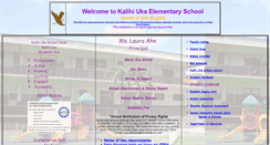 Desktop Screenshot of kalihiuka.k12.hi.us