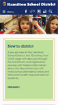Mobile Screenshot of hamilton.k12.wi.us