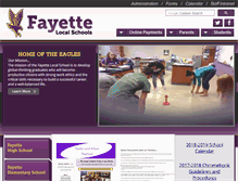 Tablet Screenshot of fayette.k12.oh.us