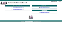 Tablet Screenshot of library.alamosa.k12.co.us