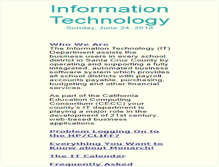 Tablet Screenshot of infotech.santacruz.k12.ca.us