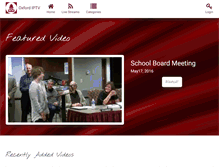 Tablet Screenshot of iptv.oxford.k12.pa.us