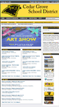 Mobile Screenshot of cedargrove.k12.nj.us